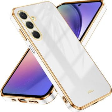 Overboard Ovitek za Samsung Galaxy A54 5G, Glamour CamShield, bel