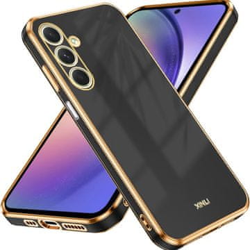 Overboard Ovitek za Samsung Galaxy A54 5G, Glamour CamShield, črn
