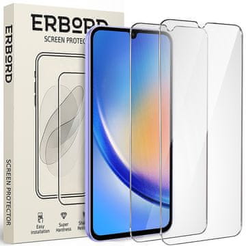 Overboard 2x kaljeno steklo za Samsung Galaxy A34 5G, 9H trdo steklo, steklo