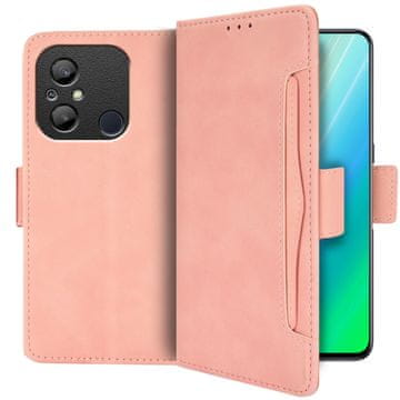 GS Ovitek za Xiaomi Redmi 12C, reža za kartico, roza