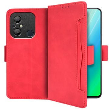 GS Ovitek za Xiaomi Redmi 12C, reža za kartico, rdeč