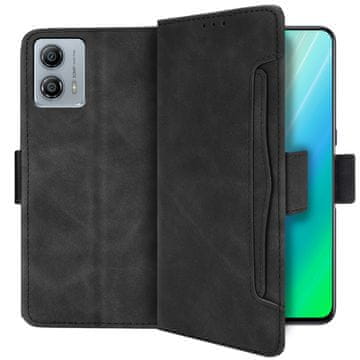 GS Ovitek za Motorola Moto G53 5G, reža za kartico, črn