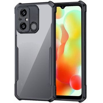 GS Ovitek za Xiaomi Redmi 12C, hibridni, AntiDrop, črn