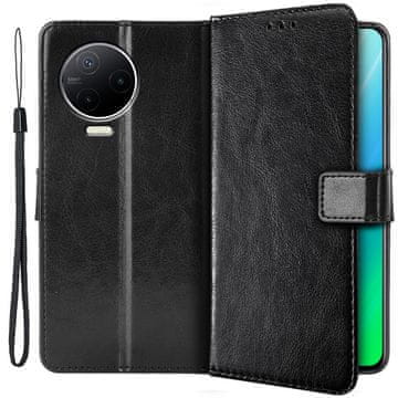 GS Ovitek za Infinix Note 12 2023, denarnica, črna