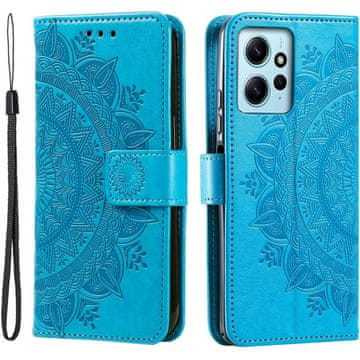 GS Ovitek za Xiaomi Redmi Note 12 4G, Mandala, moder
