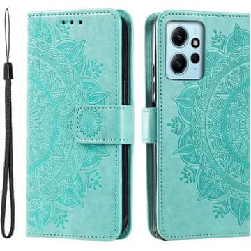 GS Ovitek za Xiaomi Redmi Note 12 4G, Mandala, zelen