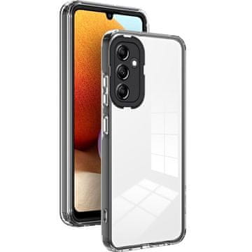 GS Ovitek za Samsung Galaxy A14 5G Fusion Hybrid, prozoren / črn