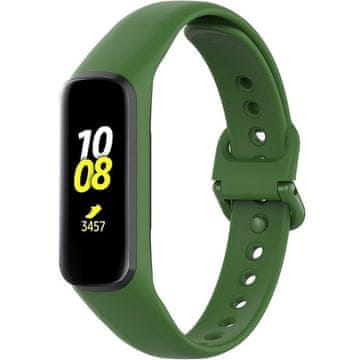 GS Silikonski pašček za Samsung Galaxy Fit 2 SM-R220, zelen