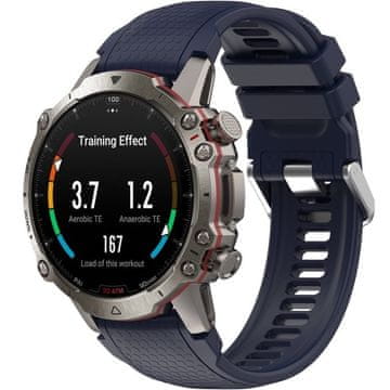 GS Silikonski pašček QuickFit 22 mm, temno moder