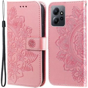 GS Ovitek za Xiaomi Redmi Note 12 4G, cvet mandale, roza