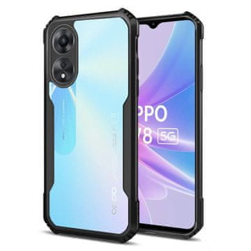 GS Ovitek za Oppo A78 5G, hibridni, AntiDrop, črn
