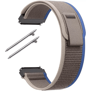 GS Univerzalni najlonski pašček 22 mm, svetlo siv