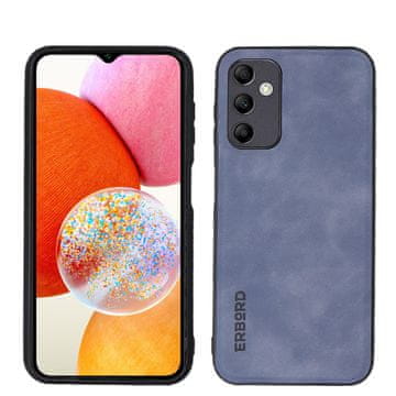 GS Ovitek za Samsung Galaxy A14 5G, ERBORD Business, s ploščico za avtomobilska držala, moder
