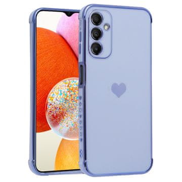GS Ovitek za Samsung Galaxy A14 4G/5G, Elektro srce, moder