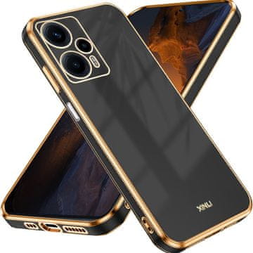 GS Ovitek za Xiaomi Poco F5, Glamour CamShield, črn