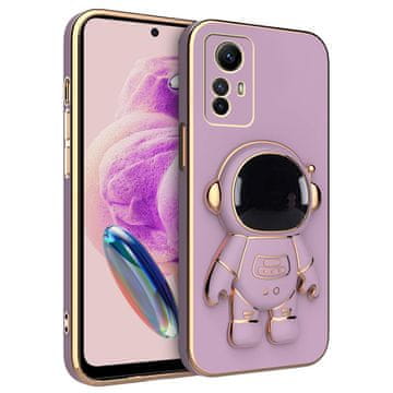 GS Ovitek za Xiaomi Redmi Note 12S, Astronaut, vijoličen