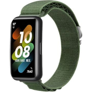 GS Najlonski pašček za Huawei Band 7, zelen