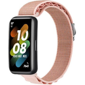 GS Najlonski pašček za Huawei Band 7, roza