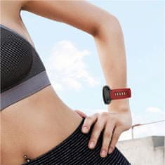 GS Silikonski pašček za Garmin Forerunner 220/230/235/620/630/735/735XT, rdeč/črn
