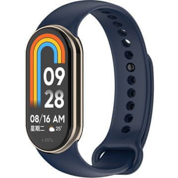 GS Silikonski pašček za Xiaomi Smart Band 10 / 9 / 8, temno moder