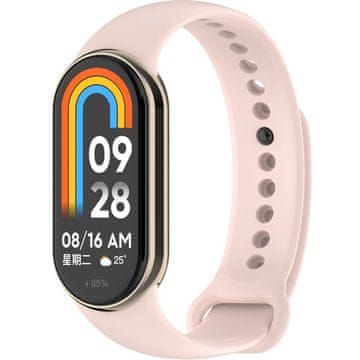 GS Silikonski pašček za Xiaomi Smart Band 10 / 9 / 8, roza