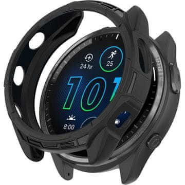 GS Ovitek za Garmin Forerunner 965, črn