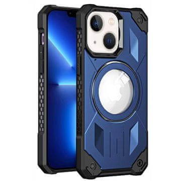 GS Ovitek za iPhone 13, trpežen MagSafe, temno moder