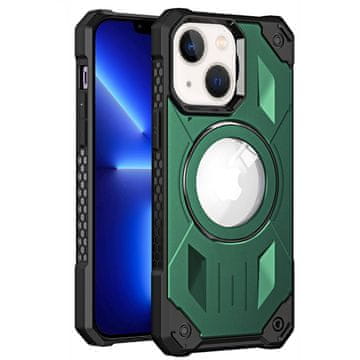 GS Ovitek za iPhone 14, trpežen MagSafe, zelen