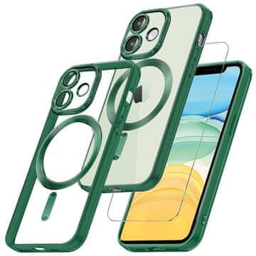 GS Ovitek za iPhone 11, Electro MagSafe, zelen + zaščita za zaslon
