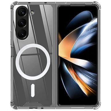 GS Ovitek za Samsung Galaxy Z Fold5 5G z MagSafe, odporen proti padcem, magnetni, prozoren