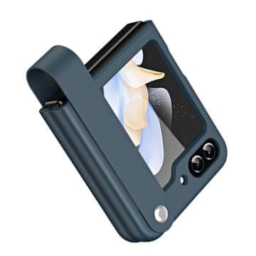 GS Ovitek s stojalom za zapestnico za Samsung Galaxy Z Flip5 5G, zelen