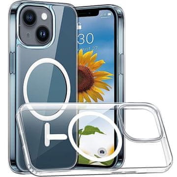 Overboard Ovitek CrystalMag za iPhone 15 za MagSafe, prozoren