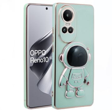 GS Ovitek za Oppo Reno 10 / 10 Pro, Astronavt, zelen