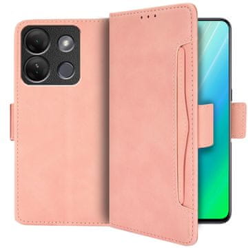GS Ovitek za Infinix Smart 7 HD 4G, reža za kartico, roza