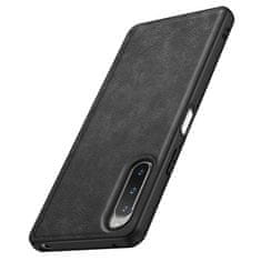 GS Usnjen ovitek za Sony Xperia 10 V, črn