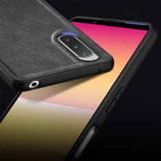 GS Usnjen ovitek za Sony Xperia 10 V, črn
