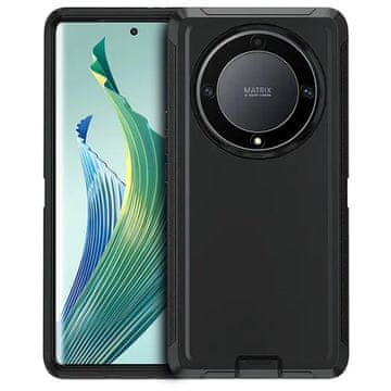 GS Oklepni ovitek za Honor Magic 5 Lite, zaščitni, črn