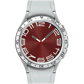 GS Ovitek z obročem za Galaxy Watch 6 Classic 47 mm, srebrn