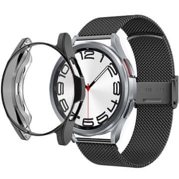 GS Zapestnica + ovitek za Samsung Galaxy Watch 6 Classic 47mm, črna