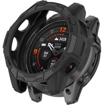 GS Ovitek za Garmin Fenix 7X/7X Pro/Epix Pro Gen 2 51 mm, črn