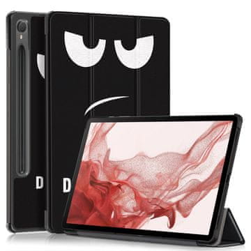 GS Ovitek za Samsung Galaxy Tab S9, Smartcase Hybrid z držalom za pisalo, ne dotikaj se me