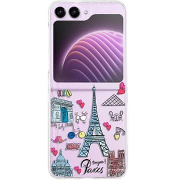 GS Ovitek za Samsung Galaxy Z Flip 5 5G, trdi ovitek, barvit Pariz