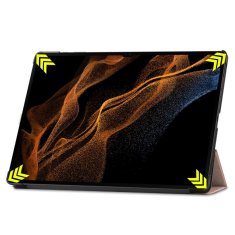 GS Pametni ovitek za Samsung Galaxy Tab S9 Ultra, roza zlat