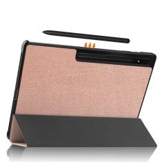 GS Pametni ovitek za Samsung Galaxy Tab S9 Ultra, roza zlat