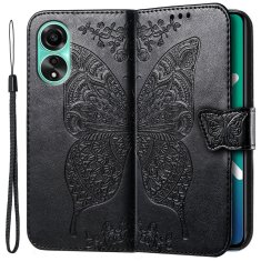 GS Ovitek za Oppo A38 / A18, metuljček, črn