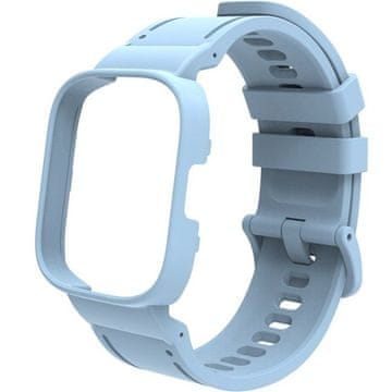 GS Silikonski pašček z etuijem za Xiaomi Redmi Watch 3 Active, moder