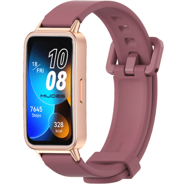 GS Silikonski pašček za Huawei Band 8 / Huawei Band 9 / Huawei Band 10, bordo