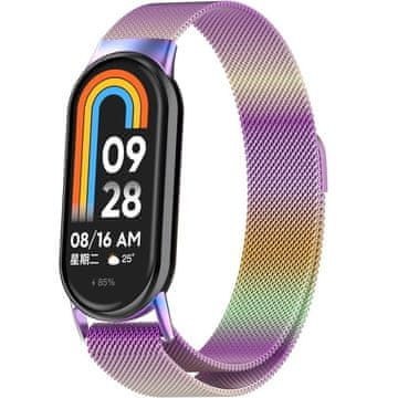GS Milanski zapestni pašček za Xiaomi Smart Band 10 / 9 / 8, večbarvni