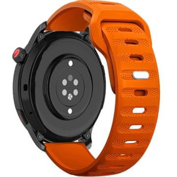 GS Univerzalni silikonski pašček 22 mm, oranžen
