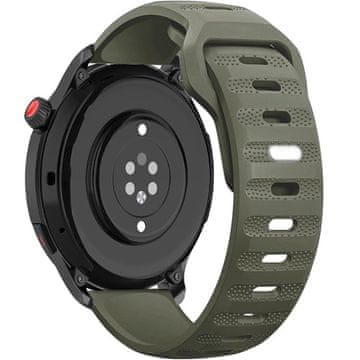 GS Univerzalni silikonski pašček 22 mm, zelen